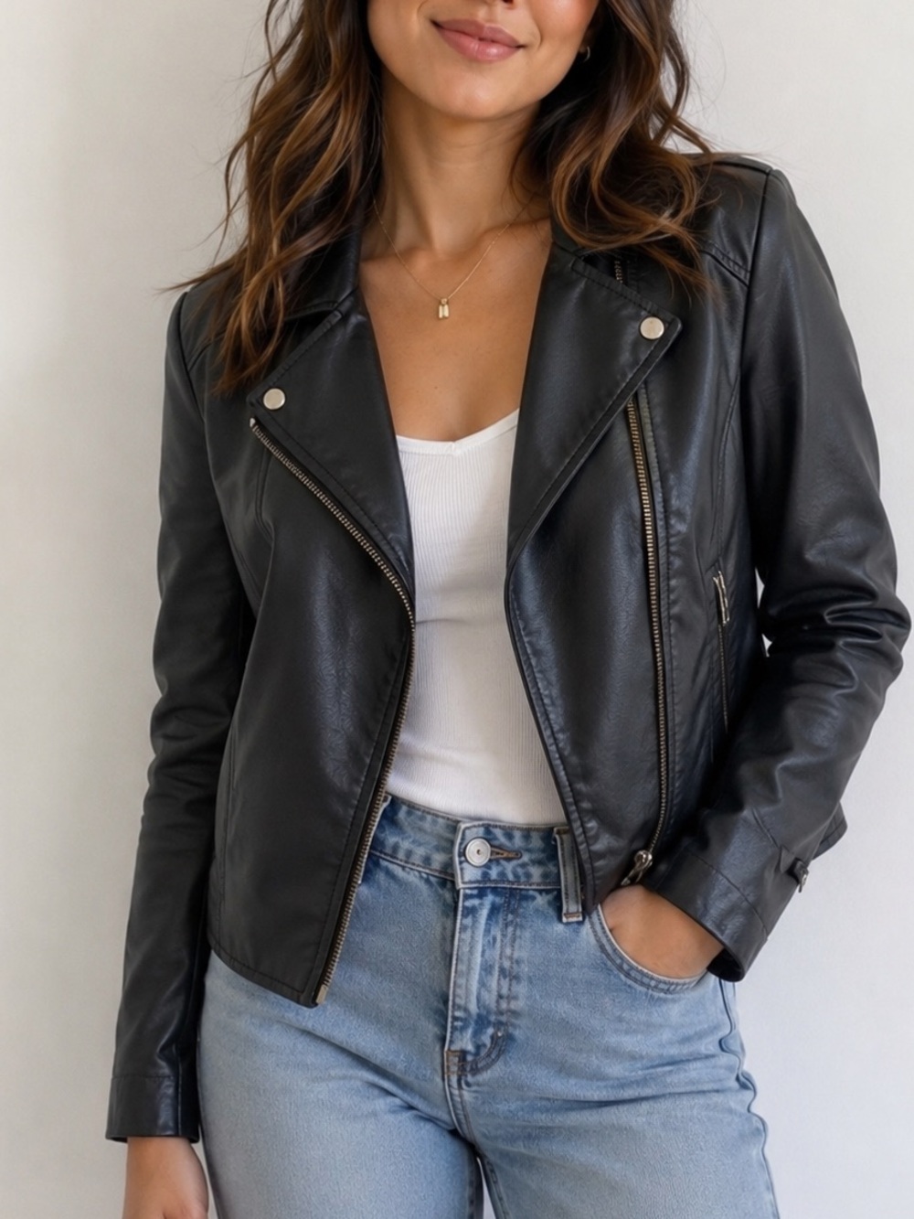 Dynamite Black Women's Leather Jacket